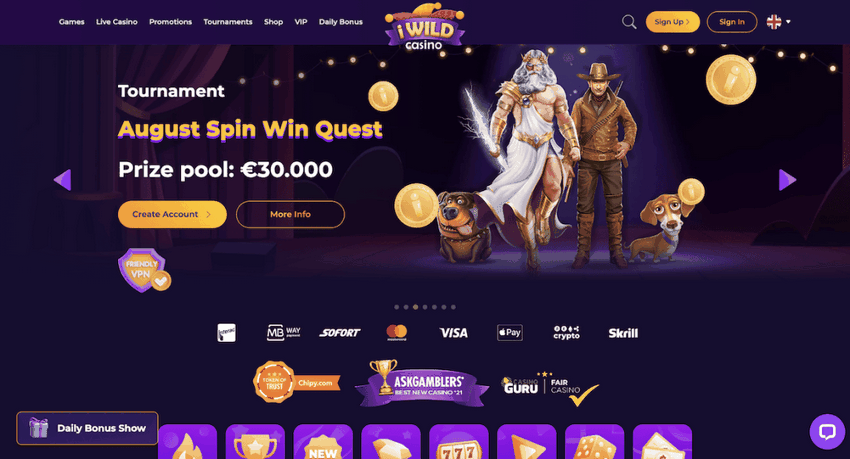 Recensione di iWild Casino
